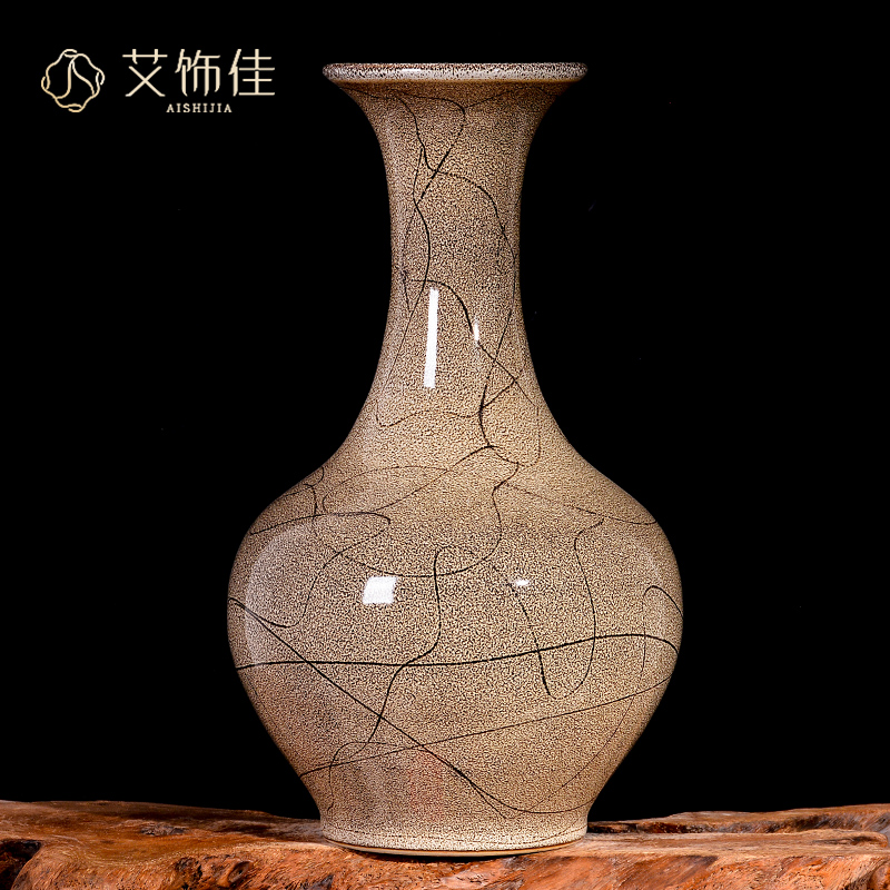 Creative up jingdezhen ceramics vase flower arrangement sitting room furnishing articles furnishing articles home study TV ark, adornment