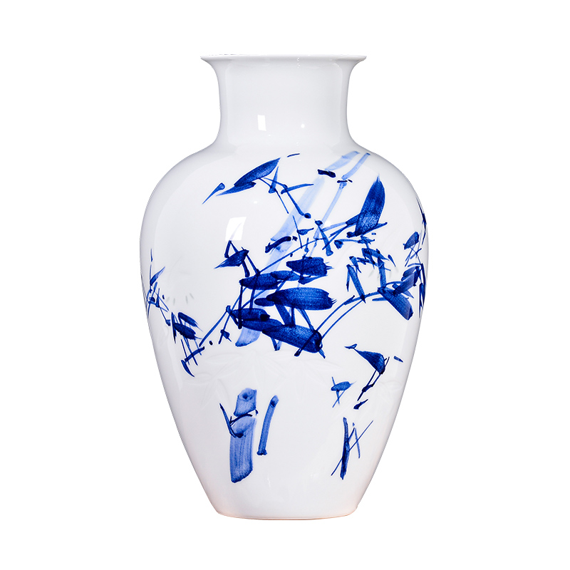 Jingdezhen ceramic knife clay famous TV ark, antique hand - made vases, flower arranging Chinese hall decoration furnishing articles