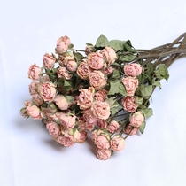Multi-headed star rose rose rose dried flower bouquet dried flower real flower decoration living room ornaments flower arrangement shooting props