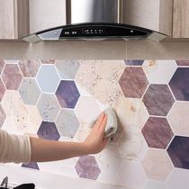 Self-adhesive wallpaper waterproof moisture-proof and mildew-proof wall patch tin foil paper high temperature resistant kitchen greaseproof stickers table cabinet stickers