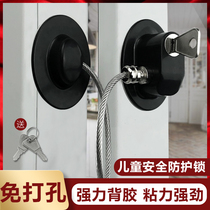 Window lock Child safety lock Casement window limiter Sliding door lock Plastic steel Aluminum alloy window lock Refrigerator lock