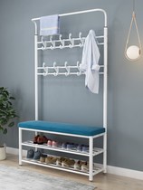 Simple hooded hood set to the bedroom entrance hall hanging hooded shoe rack as a combination of home living room entrance change shoe stools