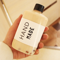 ins ice drop cold brew coffee bottle Disposable plastic small wine bottle aluminum cap creative new milk tea bottle 250ml