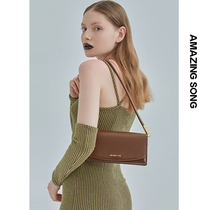 Amazing Song baguette bag New underarm bag women wild fashion shoulder ins Super fire niche Hand bag