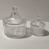 Yurt glass diy candle Cup handmade container aromatherapy glass sugar jar soybean wax container