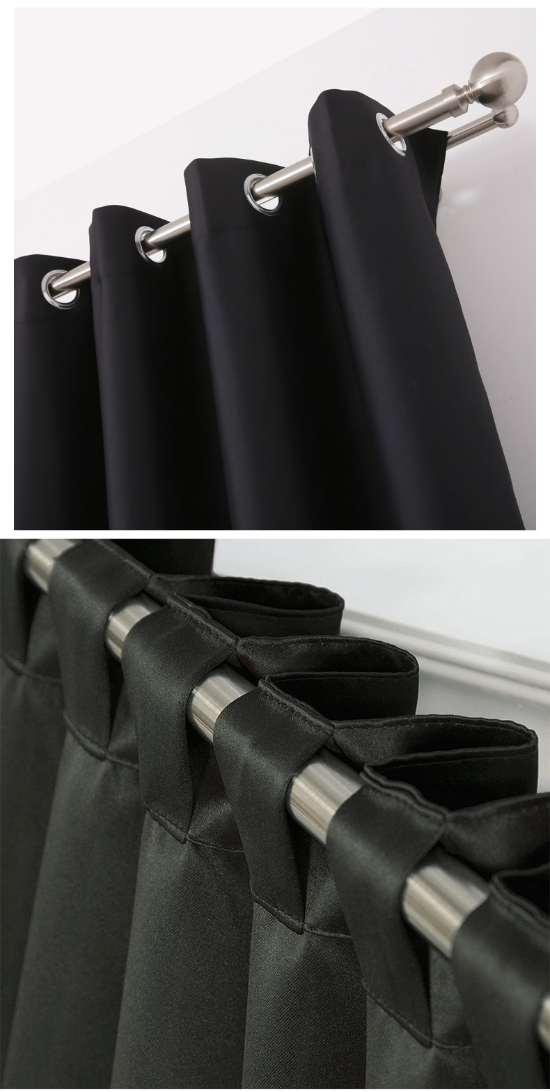 黑色高密度遮光布摄影棚窗户遮光布夏天防晒遮光遮阳窗帘暗房布料