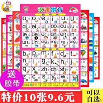 Childrens literacy wall chart full set of pictures