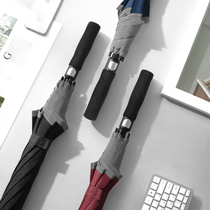 Umbrella s mens double automatic large oversized reinforced golf long handle umbrella large advertising umbrella custom LOGO