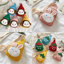 Children Korean chest bag running bag boys and girls small crossbody bag children outdoor fashion personality girl small backpack tide