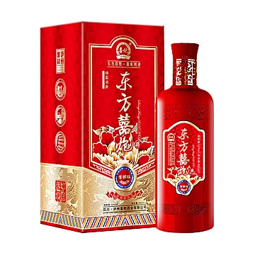 东方喜炮吉祥红52度白酒纯粮食酒[60元优惠券]-寻折猪