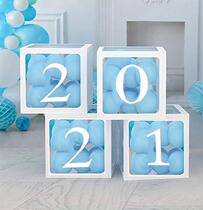 Warm Birthday Party 2021 Happy New Year Display Box Wedding Proposal Supplies Transparent Room High Transparent Box