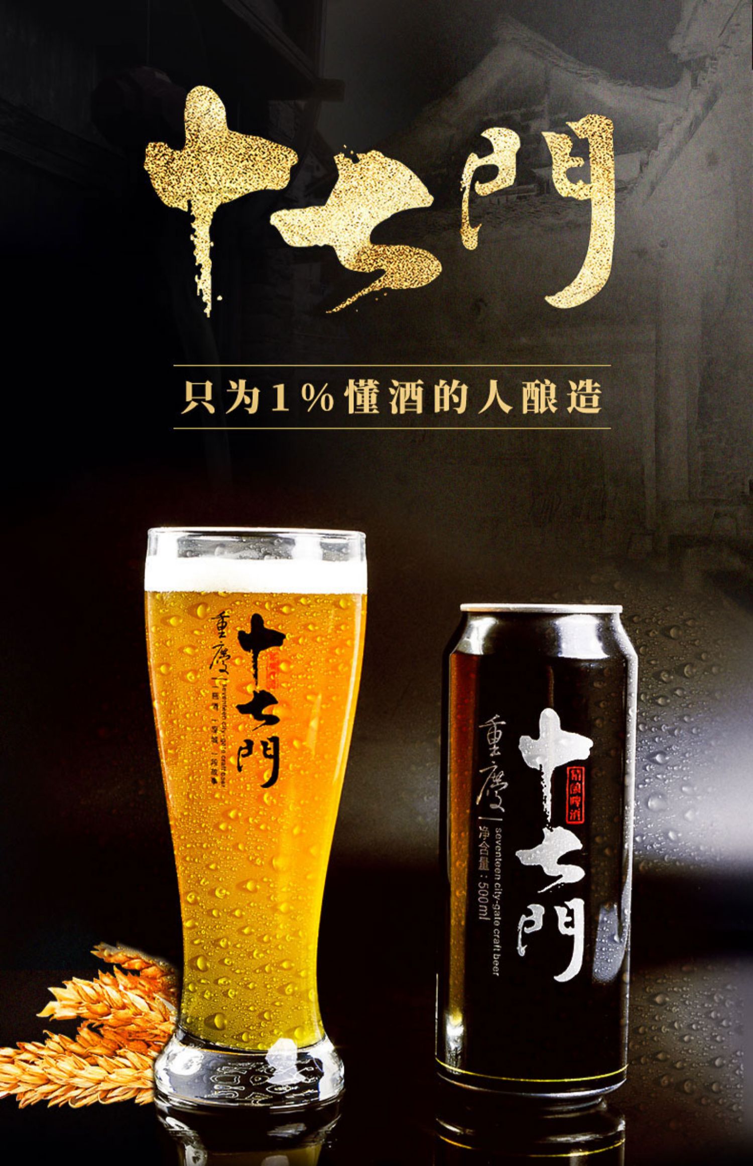 【十七门】精酿啤酒整箱500ml*12听