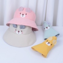 Childrens empty top hat girl summer sun sun hat Boy folding big eaves Beach baby sun hat