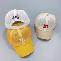 Summer childrens baseball cap boys and girls breathable net cap 1-2-3 years old baby full mesh sun hat cap cap
