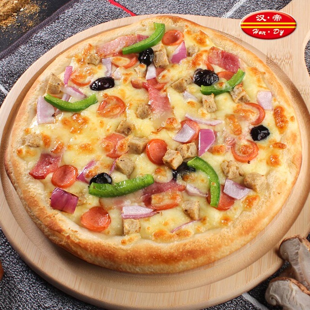 拍五件汉帝全家福多口味7英寸盒装披萨