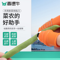 Vegetable picker Pick pepper fingers with bean horn thumb strip bean iron nail set pinch multifunction picker