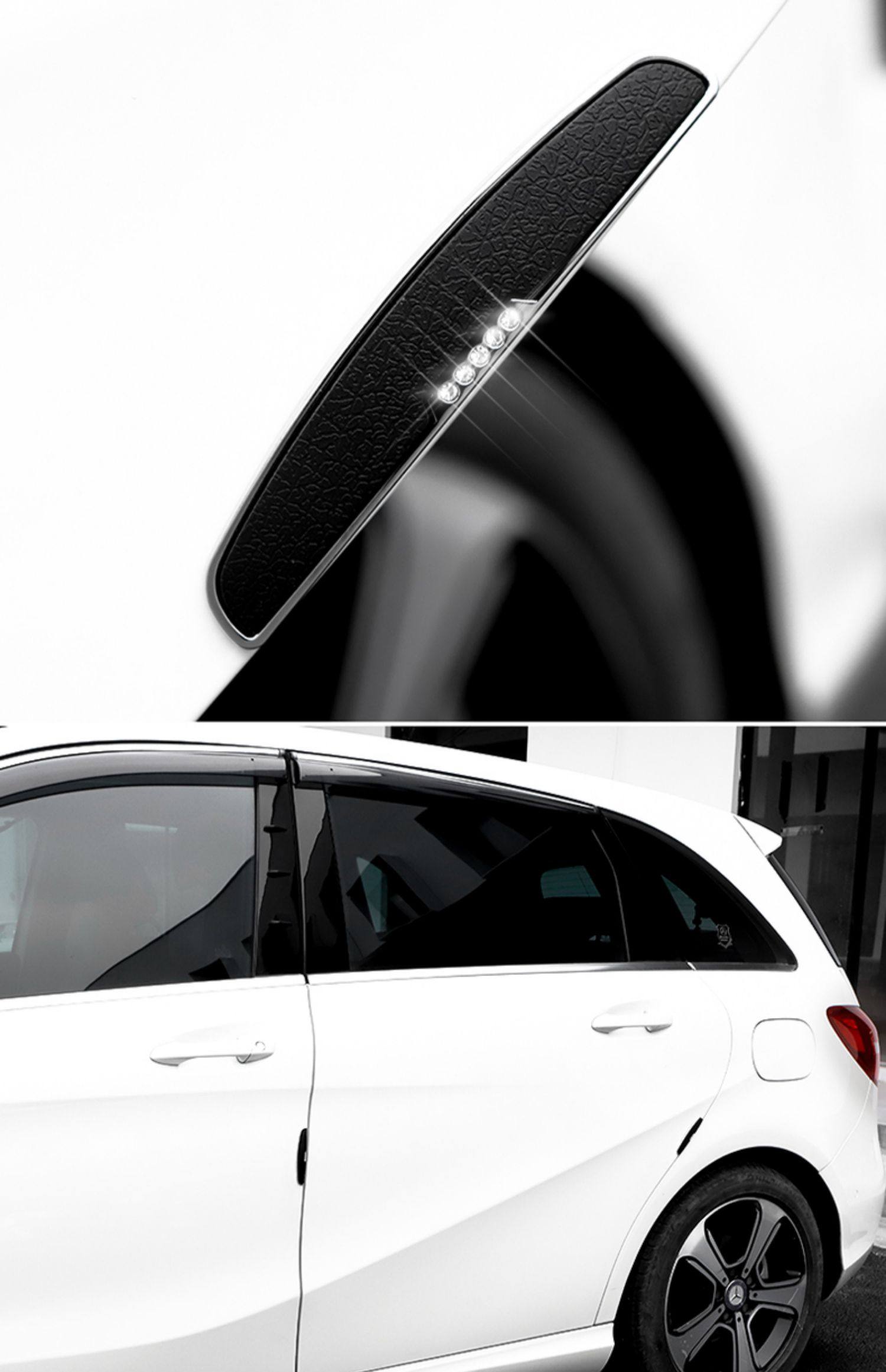 汽车防撞条车门边防撞贴通用型夜光防擦胶条车身装饰贴开门防蹭贴