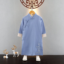 Boy Hanfu Changao Childrens Tang Costume Ancient Clothes Chinese Wind Long Shirts Sound out of the Republic of the Republic and the Lord of the Republic of China