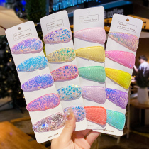 Sen Mi rabbit childrens hair card rubber band combination set girl does not hurt hair cartoon clip Princess cute head Hairband