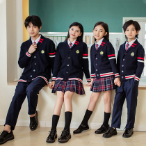 Kindergarten Garden Clothing Spring Autumn Clothing New Yinglun Wind College Wind Elementary School Uniforms Suit Class Clothes Three Sets Teachers