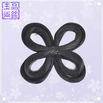 Costume wig Double butterfly bun Hanfu daily full hair back pressure bow hair bag Lazy head Song bun