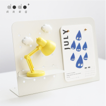New product dodo hole home desk calendar Hole board storage rack storage partition Decorative custom lettering perpetual calendar