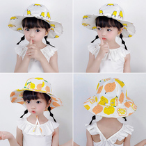 Baby sunscreen hat Summer Great hat Fisherman Hat Girl Boy Boy Sun Hat Spring Summer Thin sun hat