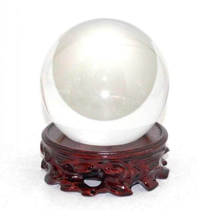 葫芦水晶球底座托架工艺品球形摆件实木底托根雕木质圆形凹面木托