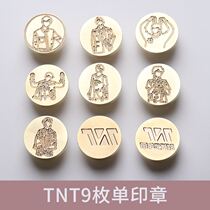 Time Teen Team Paint Seal Furnace Fire Painting Wax Seal Set Tools Handmade DIY Handbook Tools