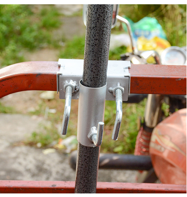 固定摆摊太阳伞夹货车三轮车固定扣大雨伞车用夹子车载固定支架