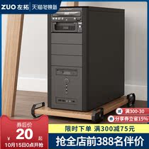 Simple study mobile mainframe desktop computer host bracket chassis bracket wooden chassis base shelf