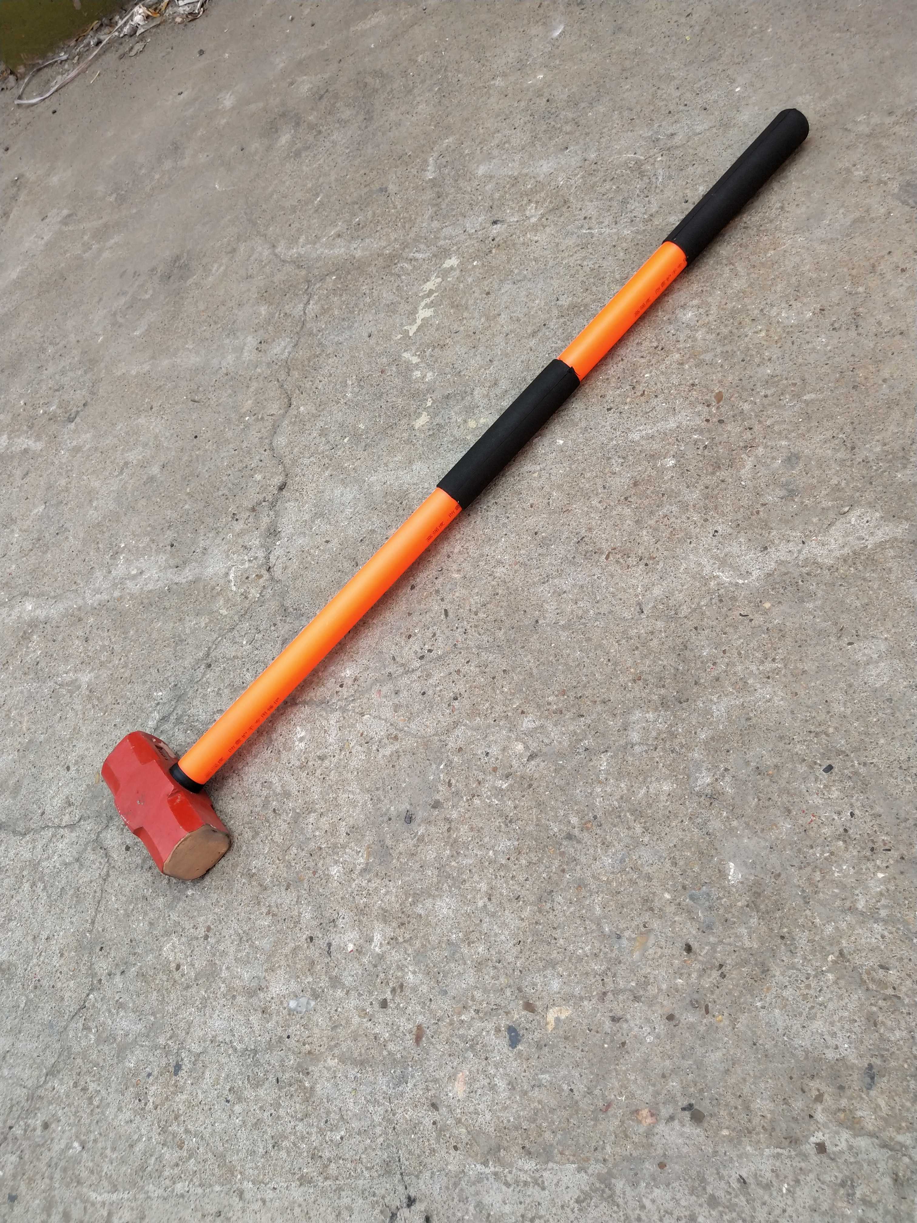 消防大铁锤八角锤子砸轮胎健身大锤8p10p12p14磅防震石工锤铁榔头