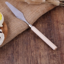 Stainless steel screen printing oil adjustment knife scraper stirring blade solder paste paste ink with tail pry 4 inch-18 inch ink adjustment knife