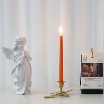 Retro Branches Candle Holders Brass Light Lavish Romantic Living Room Dining Room Home Wax Candlesticks American-style Rooms Soft-fit swing pieces