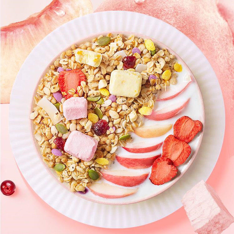 混合燕麦片水果坚果麦片早餐即食小麦袋装食品冲饮干零食特产代餐