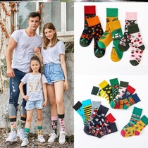 Childrens stockings British tide high girl cute trend Mandarin duck socks female treasure British style 6-7-8-9 years old