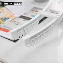 Zhejia fabric: ultra-thin curved curtain track slide rail bay window window window balcony pole top installation