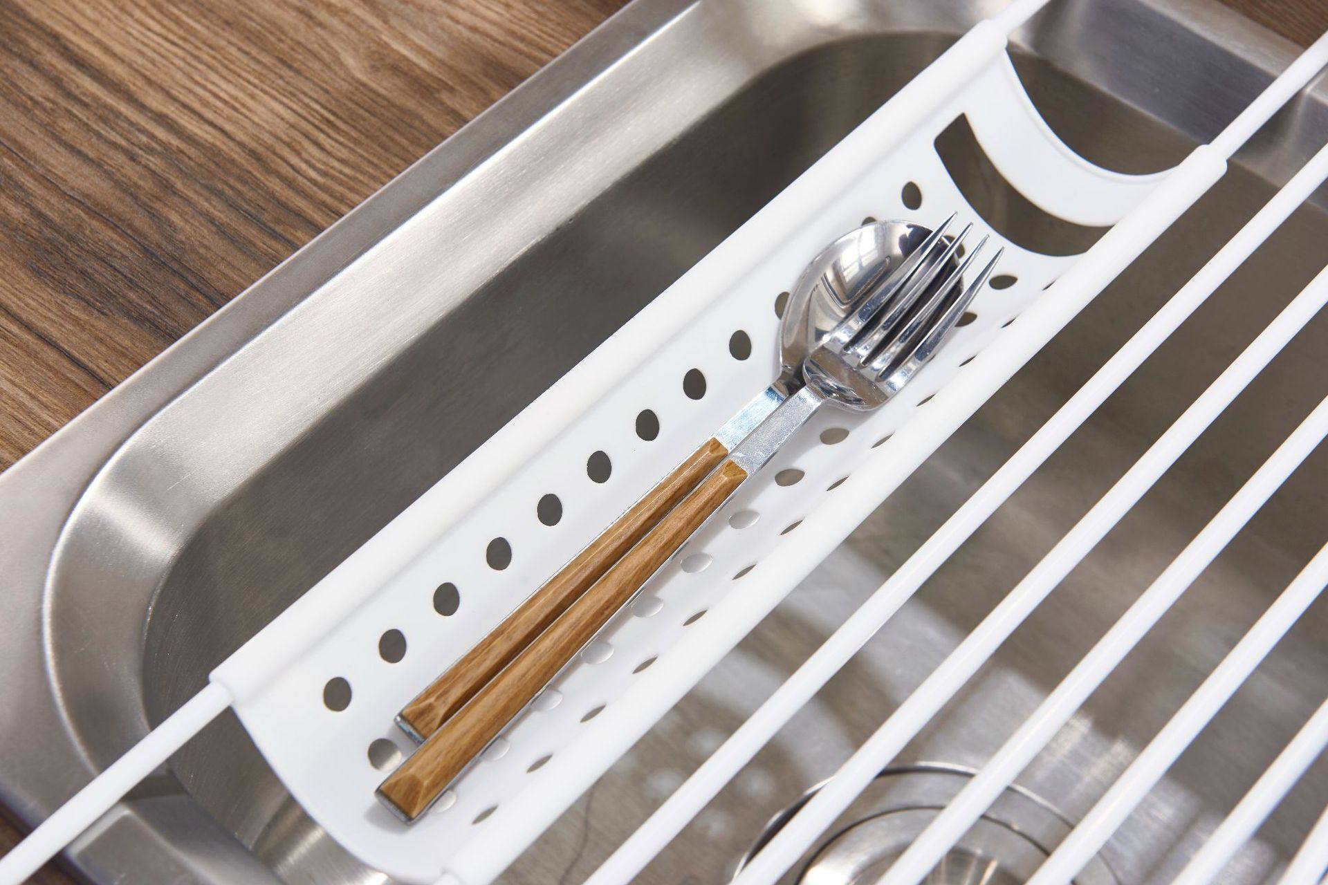 北欧简约家居蔬果沥水架折叠水槽置物架硅胶滤水架多功能厨房工具