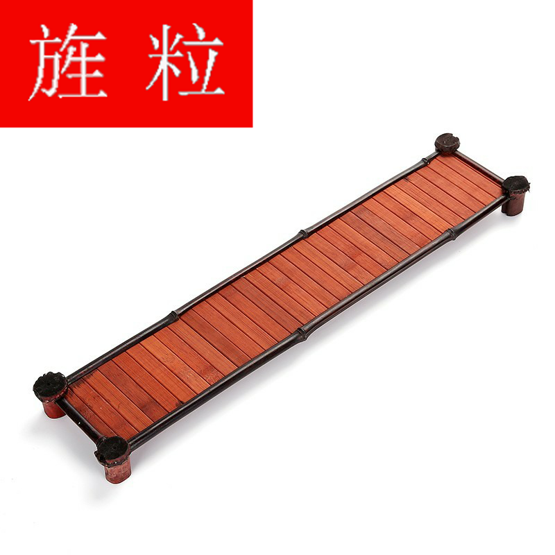 Continuous grain dry terms plate simple Japanese ground travel to serve the saucer single heavy bamboo tea tea tea