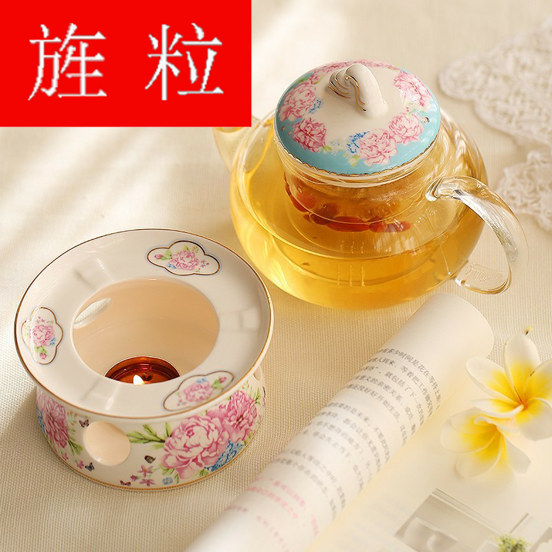 Continuous grain ceramic glass teapot set cooked fruit tea pot heating high - temperature scented tea tea cups