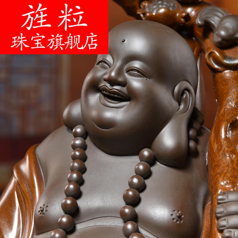 Bm ceramic smiling Buddha maitreya Buddha furnishing articles of Chinese style household housewarming gift many children the H10-27