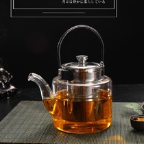 High-grade thickened large-capacity high-boron glass pot Tea boiling glass pot Electric ceramic stove can be used high-temperature glass pot