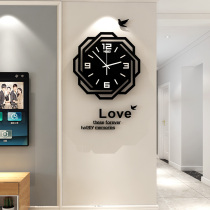 Nordic clock wall clock living room modern simple clock personality creative fashion watch home atmospheric decoration wall watch