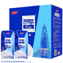 Sanyuan Ba Yan Iceland flavor sour milk room temperature yogurt nutrition breakfast milk 200g * 24 whole box
