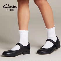 (Eaton Guild Clarks joint section) Girls College Bull Leather Shoes C19E203