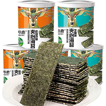 6罐夹心海苔脆紫菜海味零食儿童即食[3元优惠券]-寻折猪