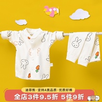 Baby autumn clothes set pure cotton female baby long sleeve spring underwear Childrens clothes spring and autumn cotton pajamas boys