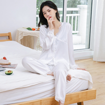 Sleepy simulation simulation simulation of silk clothes female summer high-sensing net red explosion suit