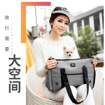 DODOPET pet winter bag portable out cat bag small dog bag breathable striped shoulder handbag
