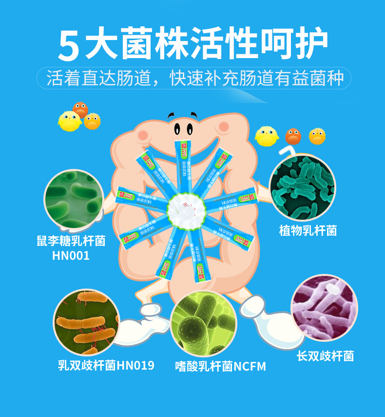 【买2发4】白云山复合益生菌冻干粉40g